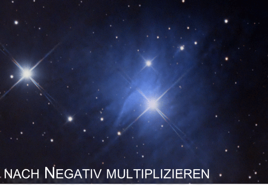 nach Negativ multiplizieren
