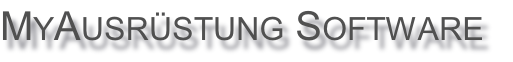 MyAusrüstung Software
